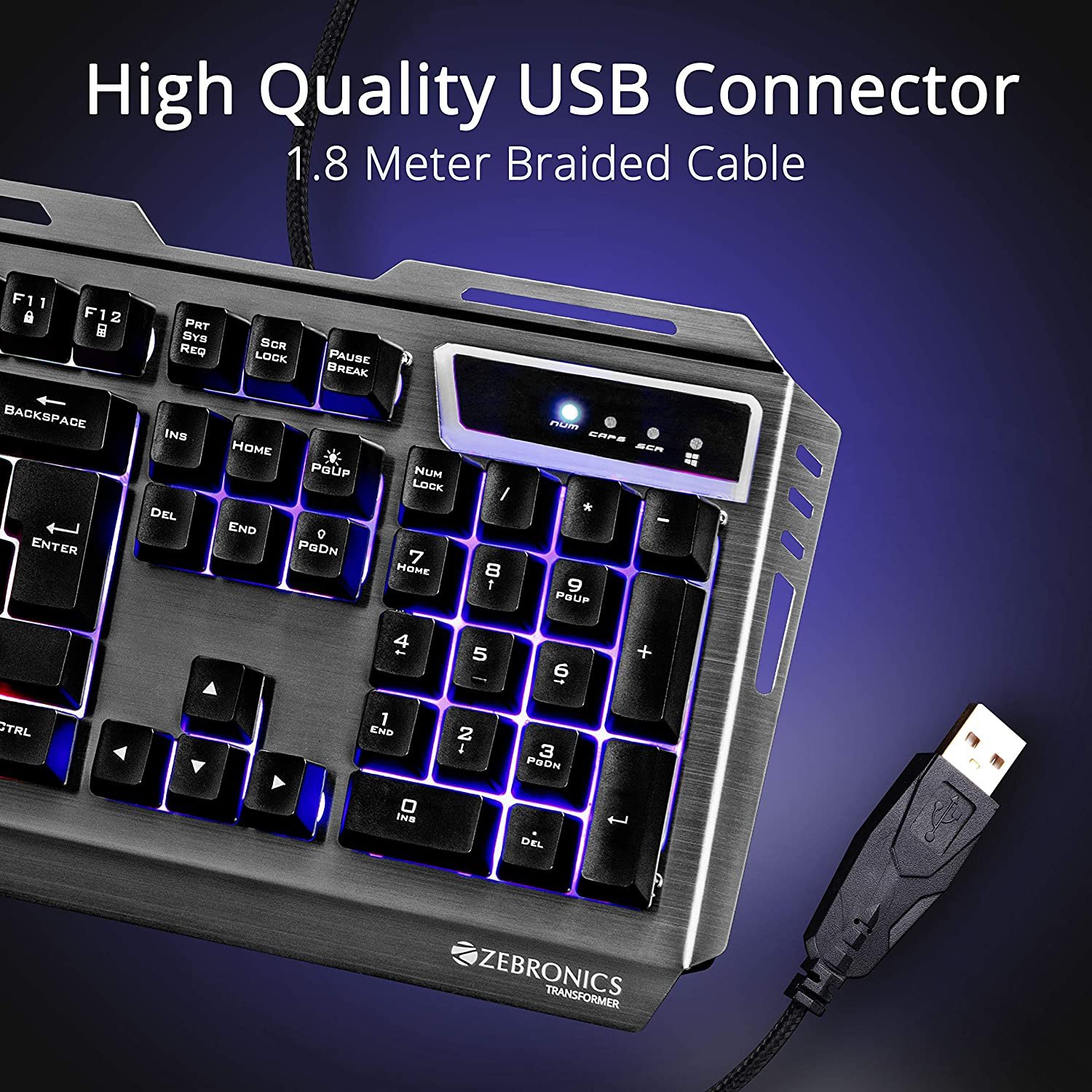 KEYBOARD AND MOUSE ZEBRONICS TRANSFORMER