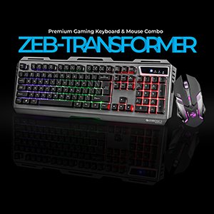 KEYBOARD AND MOUSE ZEBRONICS TRANSFORMER