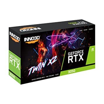 Graphics Card pci_e_x4 GEFORCE RTX 3050 Twin X2 INNO3D