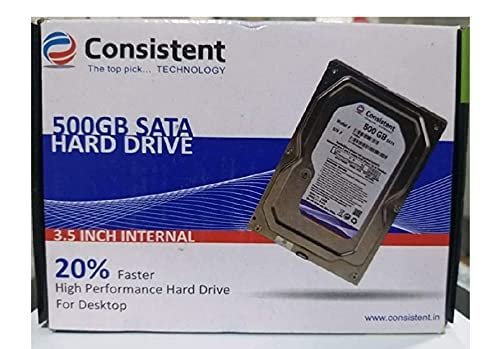 HDD 500GB Consistent Hard Disk for Desktop
