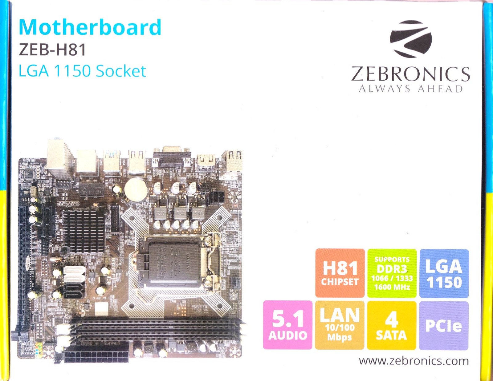H81 Motherboard ZEBRONICS